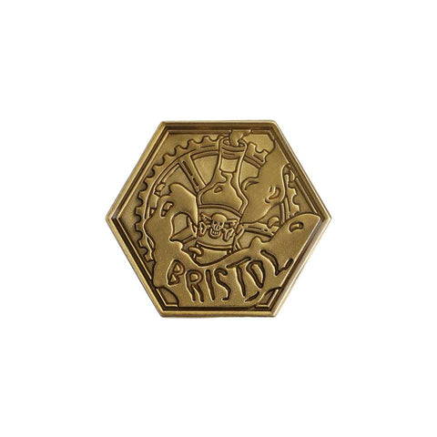 Die struck badges