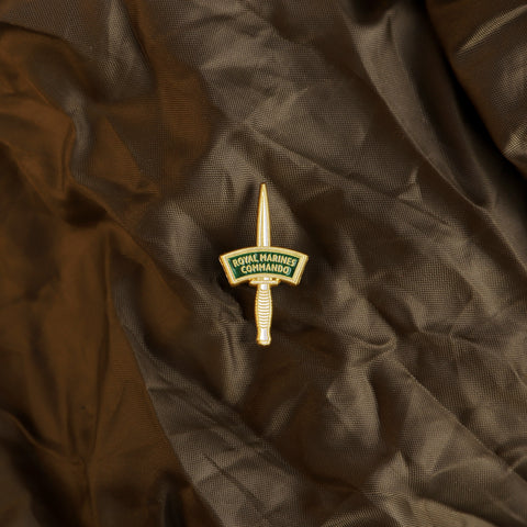 Royal Marines Commando Fairbairn Sykes Pin Badge