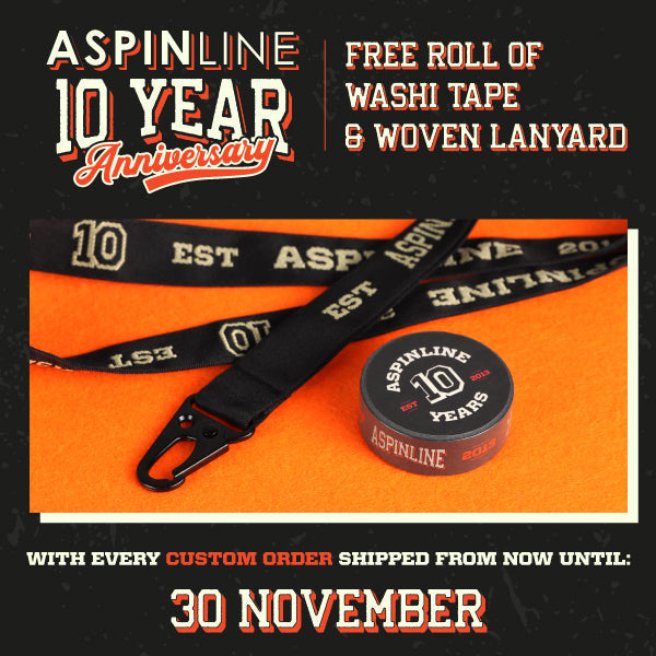 FREE GIFTS! - Aspinline's 10 Year Anniversary