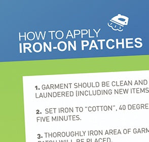 How To Iron-On Patches