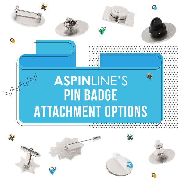 Aspinline's Pin Badge Attachment Options