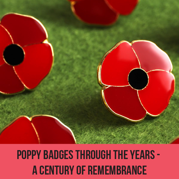 Poppy Badges Through the Years - A Century of Remembrance