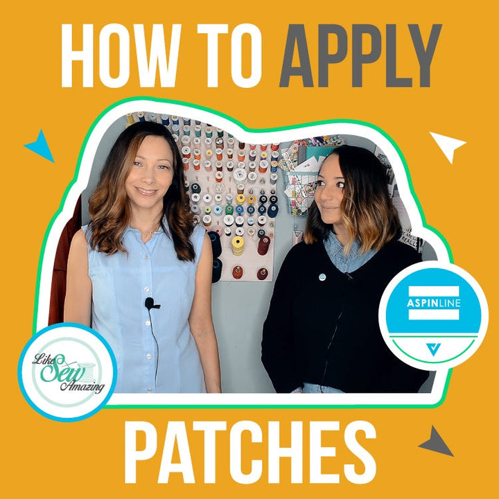 How To Apply Patches With Like Sew Amazing and Aspinline