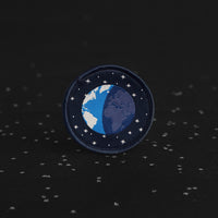 Earth in Space Woven Patch