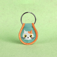 Cat Patch Keyring