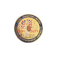 Arrol Johnston Limited hard enamel pin badge