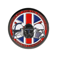 Clones of the uk garrison challenge coin