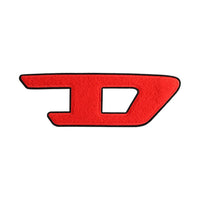 Letter D chenille patch