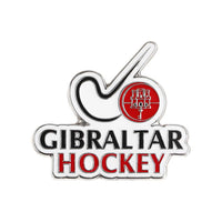 Gibraltar hockey soft enamel pin badge