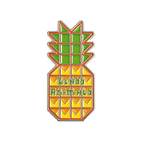 Glass animals pineapple shape soft enamel pin badge