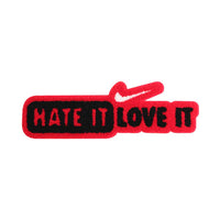 Hate It chenille patch