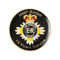 Hmp bristol soft enamel pin badge