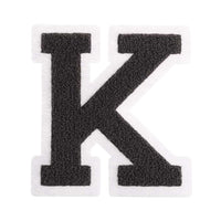 Letter K chenille patch