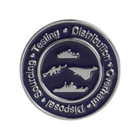 Leafield logistics and technical services challenge coin