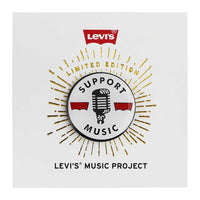 Levi s support music soft enamel pin badge