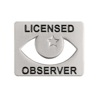 Licensed observer soft enamel pin badge