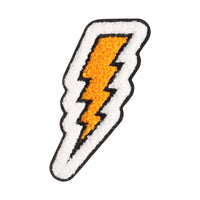 Lightning chenille patch