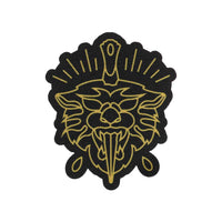 Lion printed patch