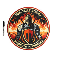 Mentally strong embroidered back patch