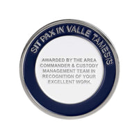 Newbury custody positive challenge coin