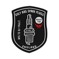 Oily Rag spark plugs PVC patch