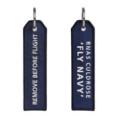Embroidered keyring example