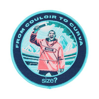 Size woven patch