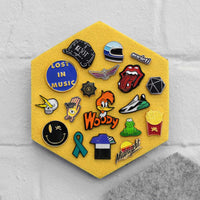 Soft enamel pin badge collection