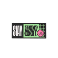 Stay Wavy printed patch