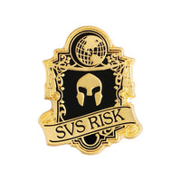 Svs risk soft enamel pin badge