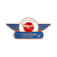 Take flight aviation soft enamel pin badge