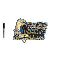 The Mad Hueys embroidered back patch