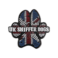Uk sniffer dogs soft enamel pin badge