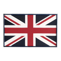 Union Jack flag textured TPU patch
