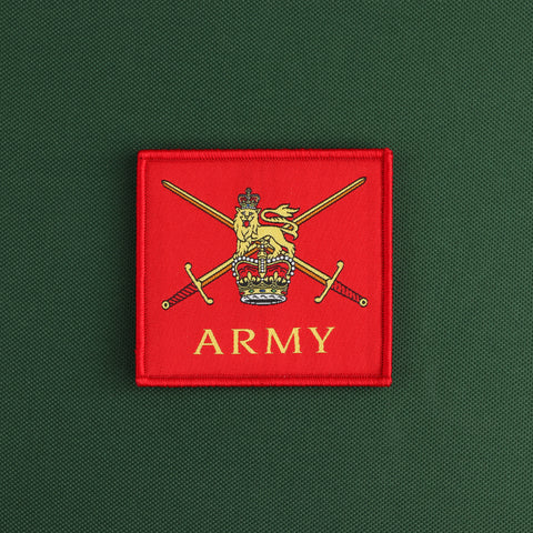British Army Woven Hook-and-Loop Patch
