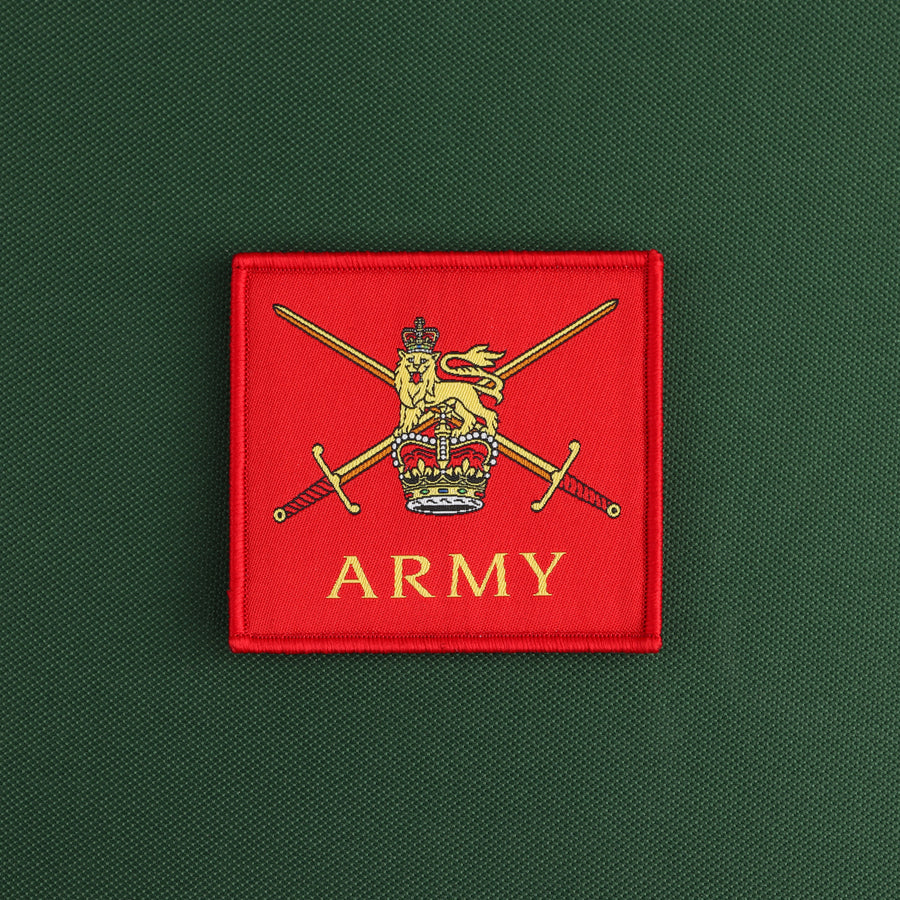 British Army Woven Hook-and-Loop Patch