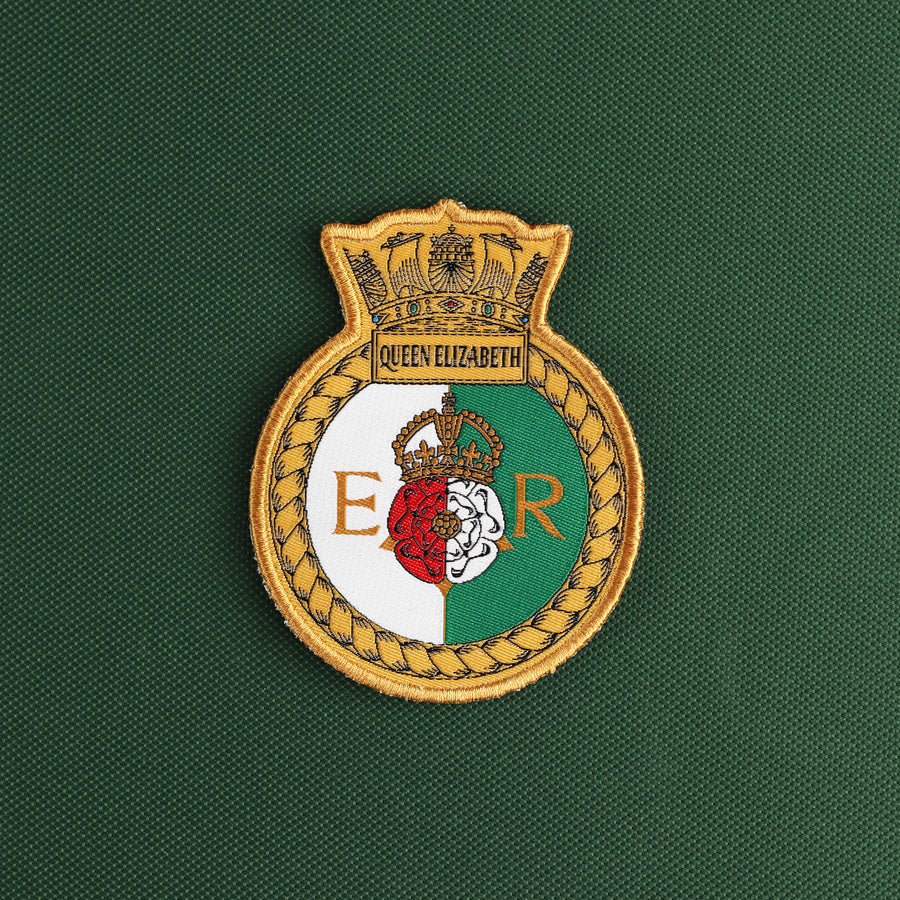 HMS Queen Elizabeth Royal Navy Woven Patch