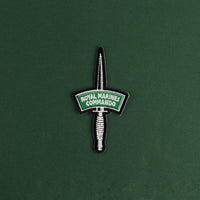 Royal Marines Commando Fairbairn Sykes Embroidered Patch