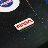 NASA Worm Pin Badge