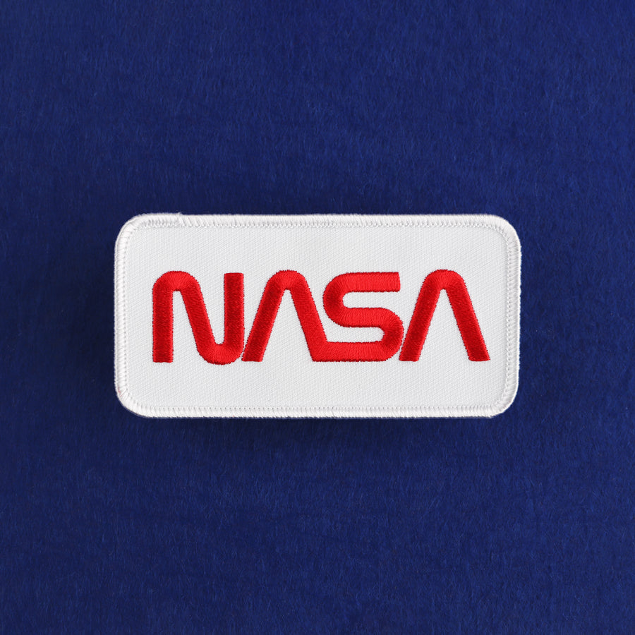 NASA Worm Iron-On Embroidered Patch