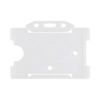 Rigid Plastic Card Holder - Single Sided