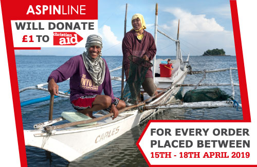Aspinline Donate to Christian Aid