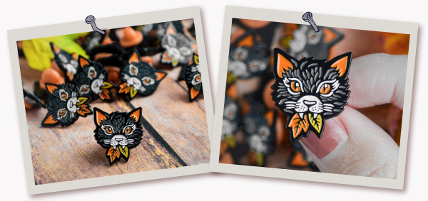 Cat Pin Badge Cat Pin Badge