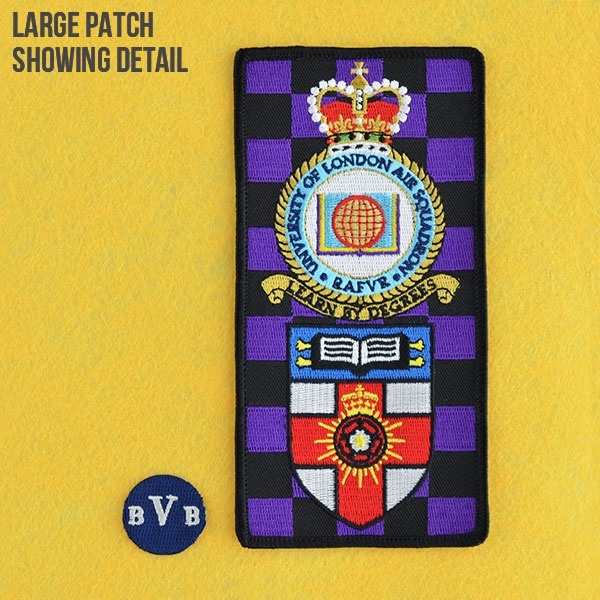 Larger Embroidered Patch shows more detail