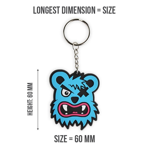 Sizing a PVC keyring