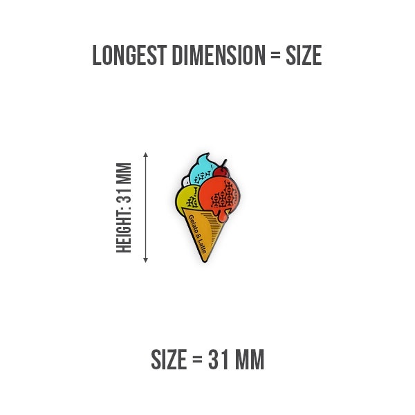 How to Size a Pin Badge Sizing a Pin Badge