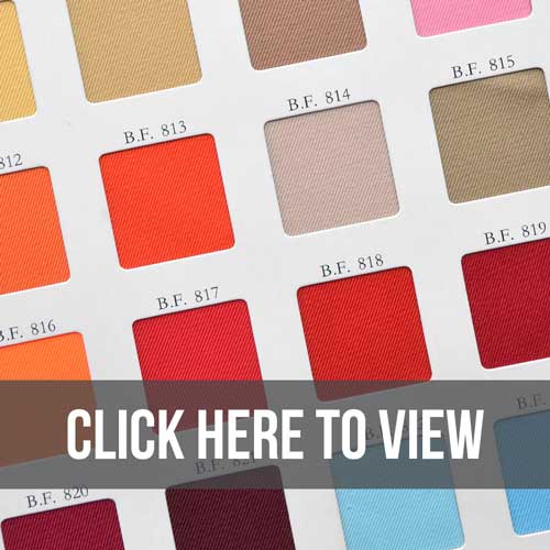 Embroidered Twill Chart