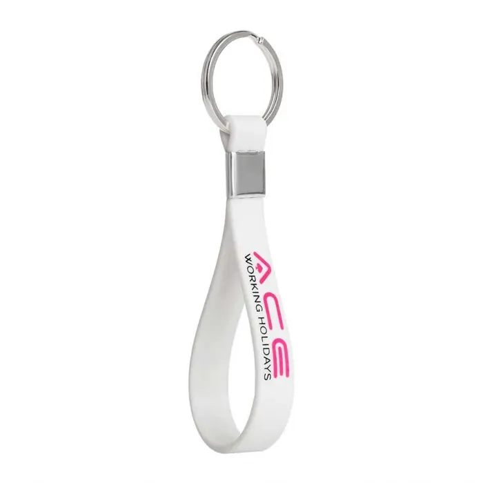 Silicone keychain cheap