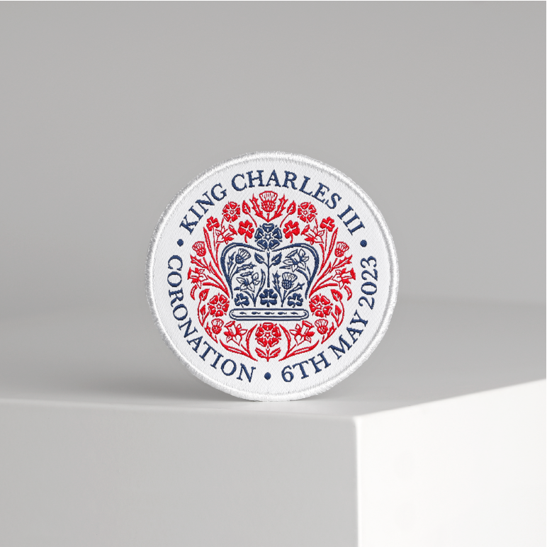 King Charles III Coronation Woven Patch