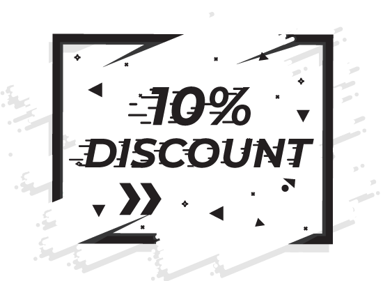 10% DISCOUNT